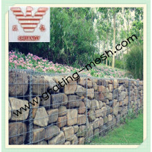 Hot-Sumated Galvanized &amp; PVC Gabion Basket Factory